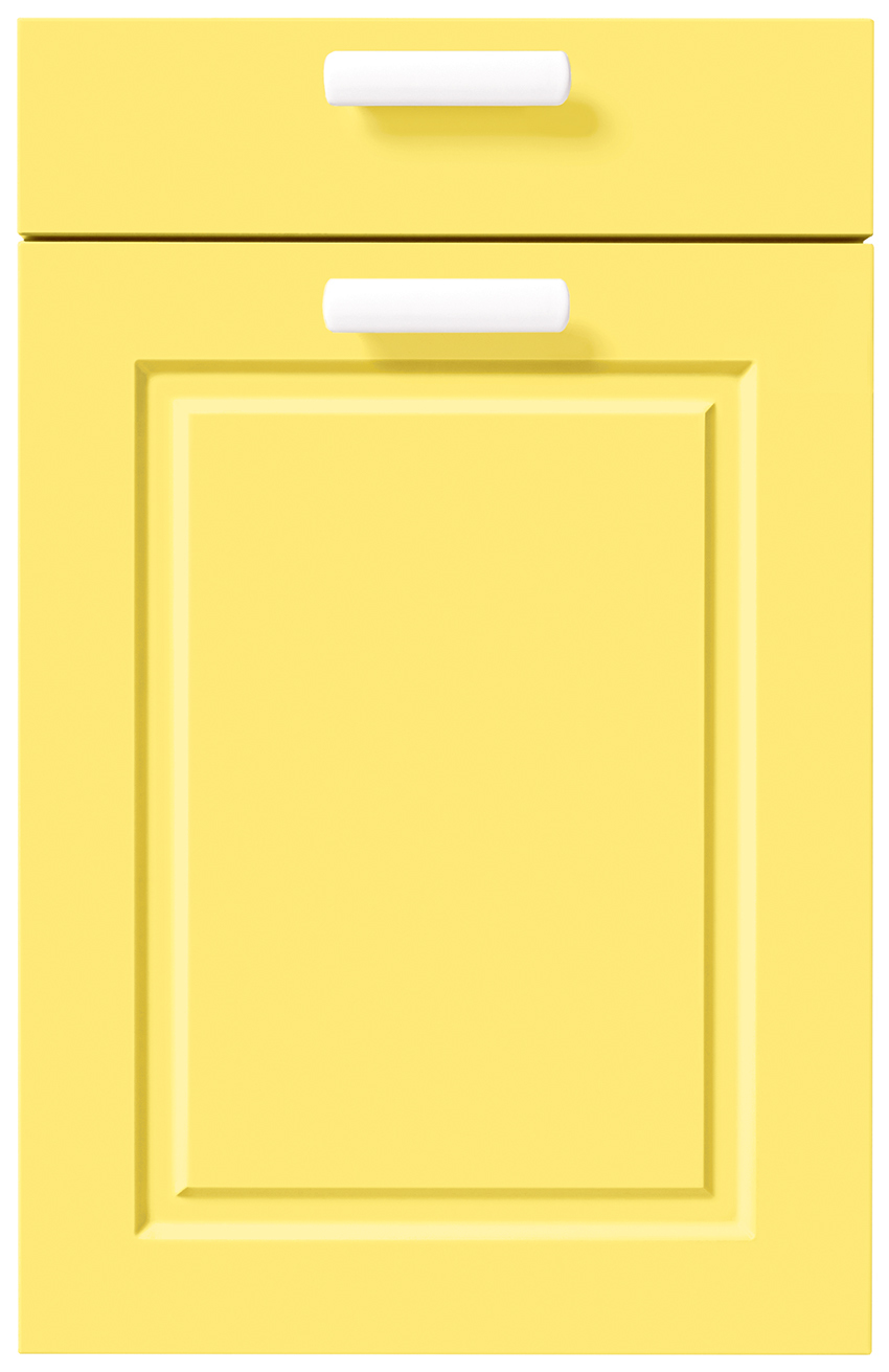 Façade TORINO MAT Jaune pastel mat soyeux AFP